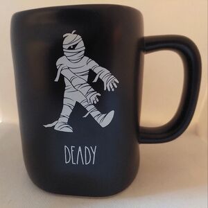 Rae Dunn Black Deady Mummy Graphic Mug